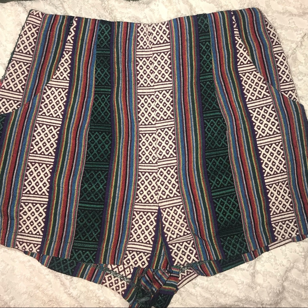 Multi Color Highwaisted Shorts